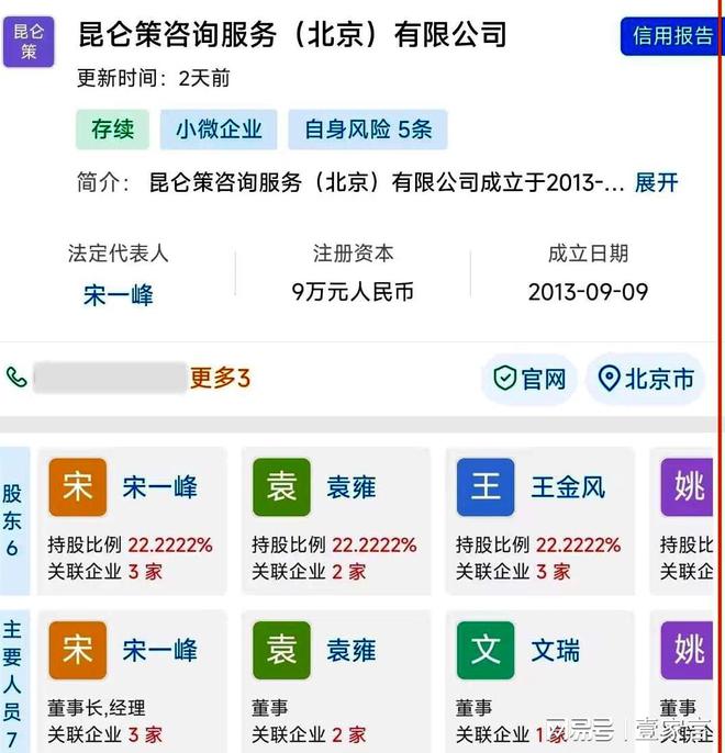 起底昆仑策原来是个小微民营企业(图1)